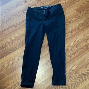 American Eagle black skinny jegging